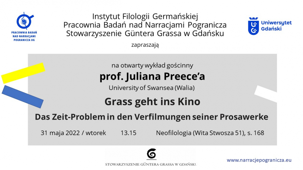 Gastvortrag von Prof. Julian Preece - Plakat