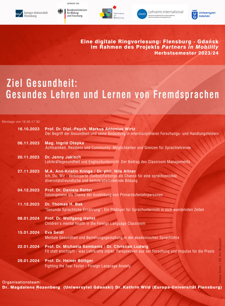 Program cyklu wykładów - plakat