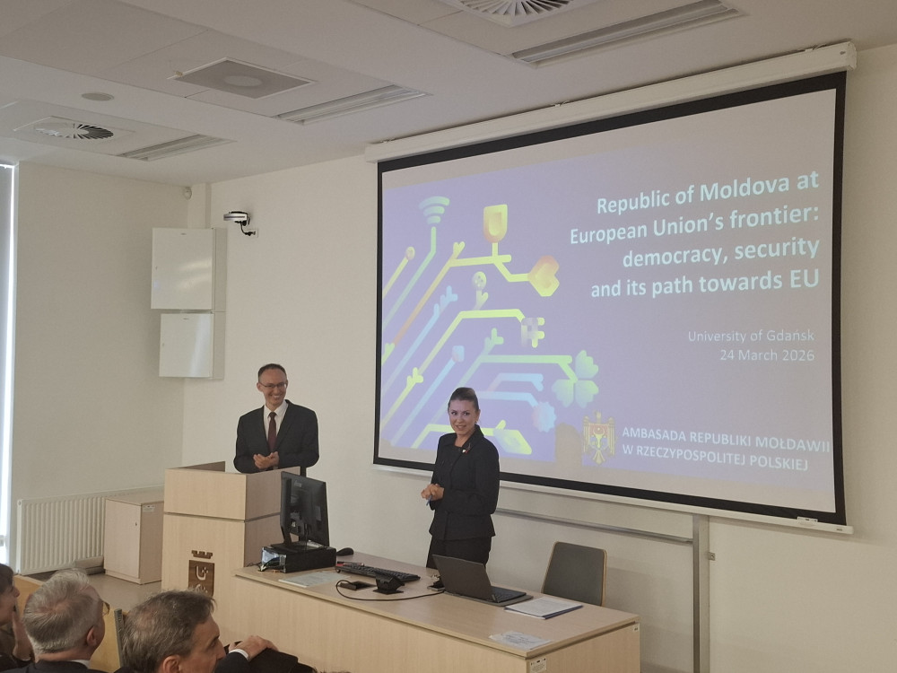  "Moldova at Europe’s frontier: democracy, security and its path towards EU" -  wykład Ambasador Mołdawii Violety Agrici