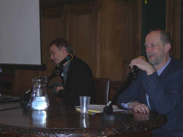 Od lewej: prof. dr hab. Zbigniew Majchrowski i prof. dr hab. Piotr Mitzner.