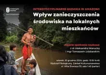 Plakat: Interdyscyplinarne badania w Amazonii