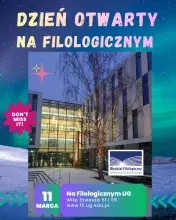 Dni Otwarte Wydziału Filologicznego 11 i 13 marca 2026