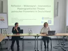 Prof. Eliza Szymańska podczas prezentacji