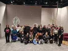 Studenci na spotkaniu z aktorami