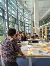 Studenci podczas warsztatów