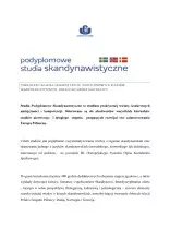 Trwa rekrutacja na czwartą edycję Podyplomowych Studiów Skandynawistycznych 