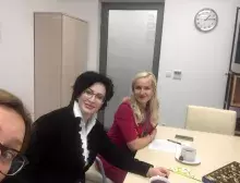  dr Irina Masłowa z Rosyjskiego Uniwersytetu Przyjaźni Narodów w Moskwie na Uniwersytecie Gdańskim