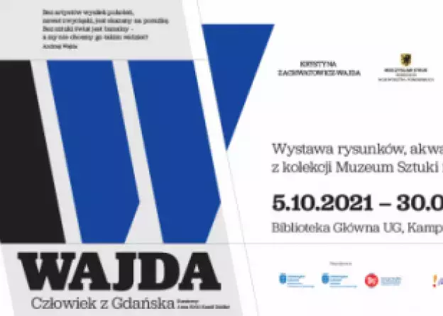 Wystawa rysunków Andrzeja Wajdy, doktora honoris causa UG na wniosek Wydziału Filologicznego, pt.…