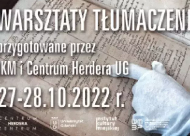 Warsztaty tłumaczeniowe dla osób znających niemiecki, wielbicieli Gdańska i literatury