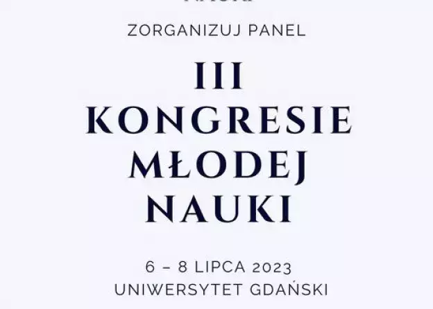 Zaproszenie na III Kongres Młodej Nauki na Uniwersytecie Gdańskim