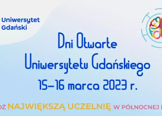 Dni otwarte Uniwersytetu Gdańskiego 15-16 marca 2023