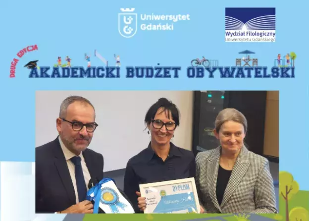 Zwycięstwo Wydziału Filologicznego w Akademickim Budżecie Obywatelskim Uniwersytetu Gdańskiego 2023