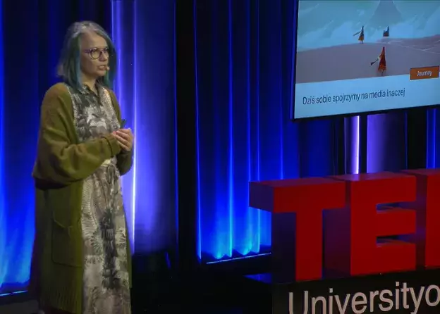 Dr Marta Tymińska o mocy uzdrawiających mediów na TEDx University of Gdańsk