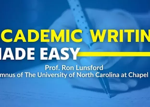 “Academic Writing Made Easy” -  kurs z prof. Ronem Lunsfordem