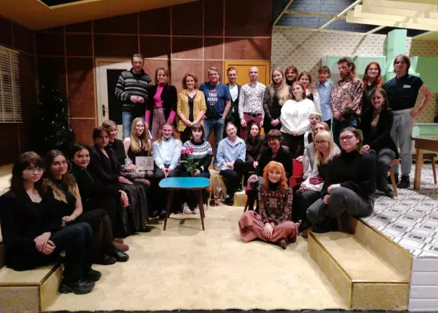 Studenci skandynawistyki na "Norze" w Teatrze Wybrzeże