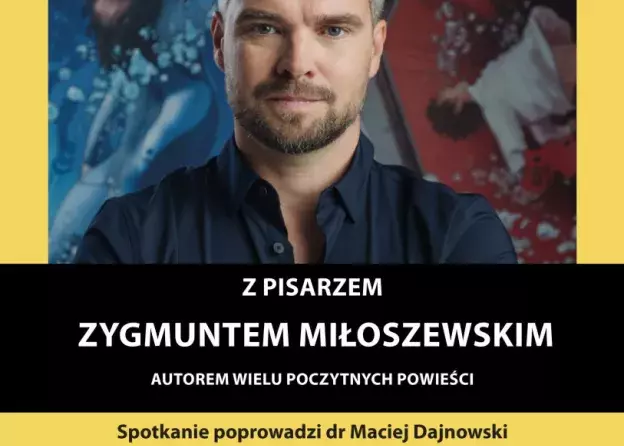 Spotkanie z Zygmuntem Miłoszewskim - pisarz prowadzi warsztaty dla studentów na Sztuce kreatywnego…