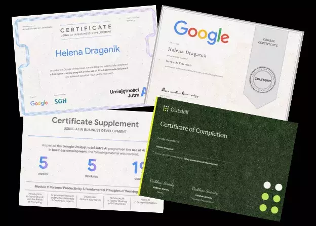 Dr Helena Draganik rozwija kompetencje w zakresie sztucznej inteligencji i dydaktyki akademickiej