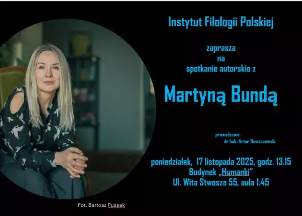 Spotkanie autorskie Martyny Bundy na…