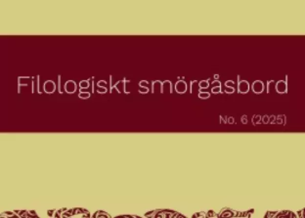 Call for papers: Filologiskt smörgåsbord no. 7 (2026)