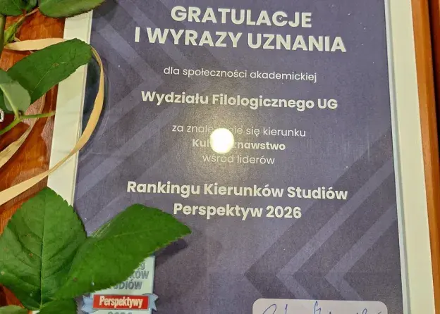 Kulturoznawstwo na Filologicznym na 4. miejscu…