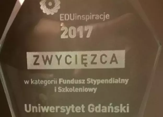 Nagroda EDUinspiracje dla UG za projekt wdrażania tutoringu dr Beaty Karpińskiej-Musiał