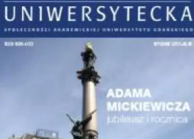 Numer specjalny "Gazety Uniwersyteckiej" poświęcony Adamowi Mickiewiczowi