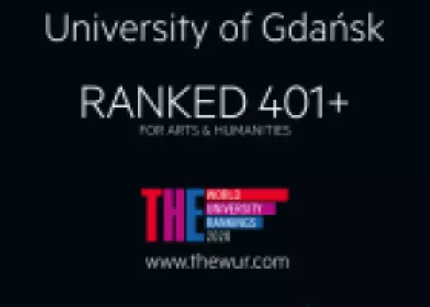 Uniwersytet Gdański 401+ w dziedzinowym rankingu Times Higher Education World University Rankings…