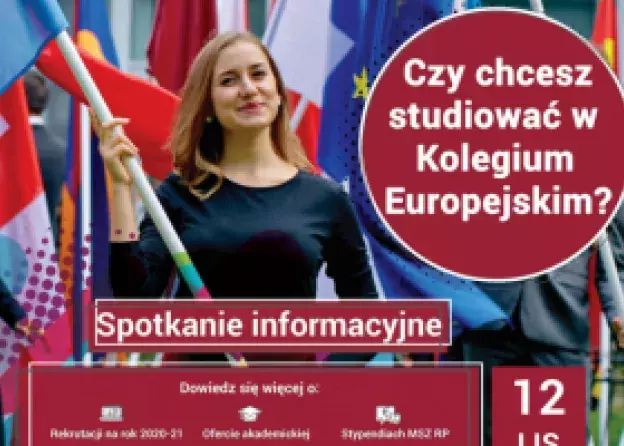 College of Europe i stypendia MSZ - spotkanie informacyjne