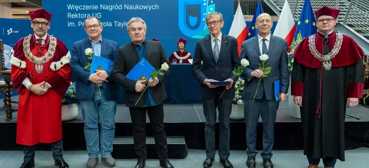 Profesorowie Stanisław Rosiek i Jerzy Szyłak laureatami Nagród Naukowych Rektora UG im. Profesora Karola Taylora