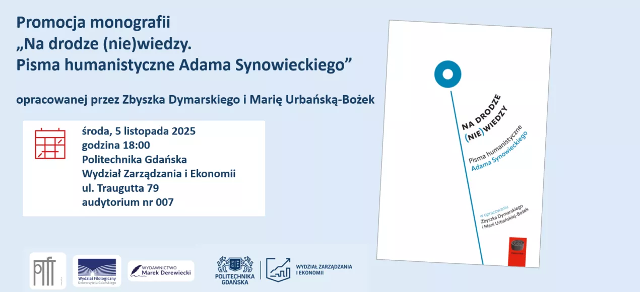Promocja książki Adama Synowieckiego w opracowaniu Zbyszka Dymarskiego i Marii Urbańskiej-Bożek