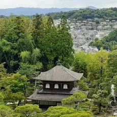 Świątynia Srebrnego Pawilonu - Kyoto