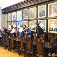 W sali senatu Politechniki Gdańskiej