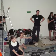 Warsztaty muralu z Iwoną Zając (2010)
